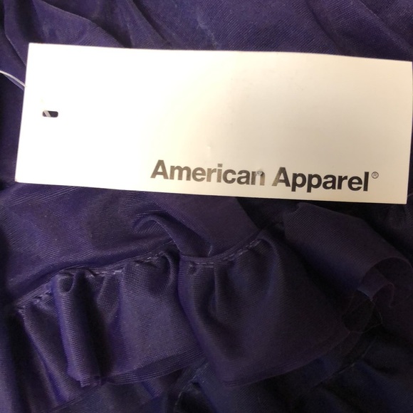 American Apparel Petticoat Purple NWT - Picture 5 of 5